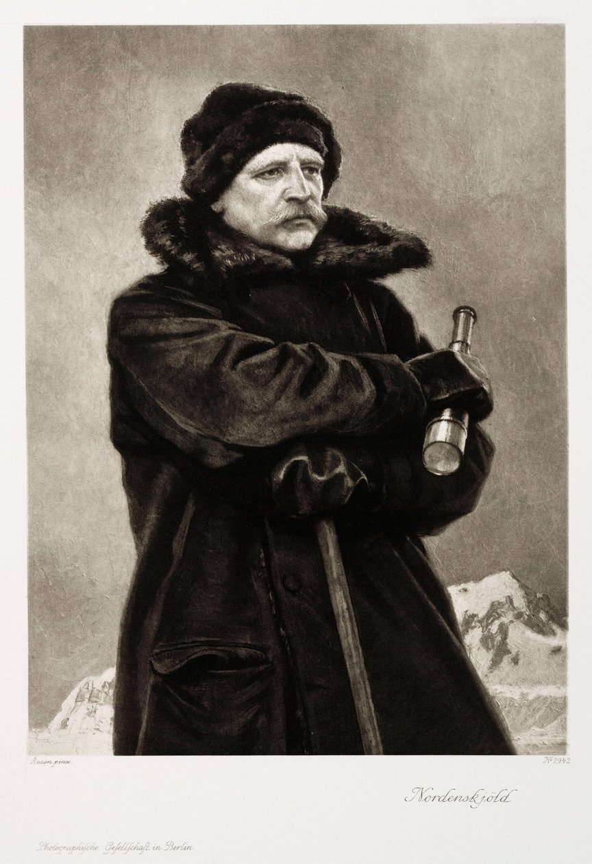 Nils Adolf Erik Nordenskjold, svensk geolog och arktisk upptäcktsresande, ca 1880-talet av Unbekannt