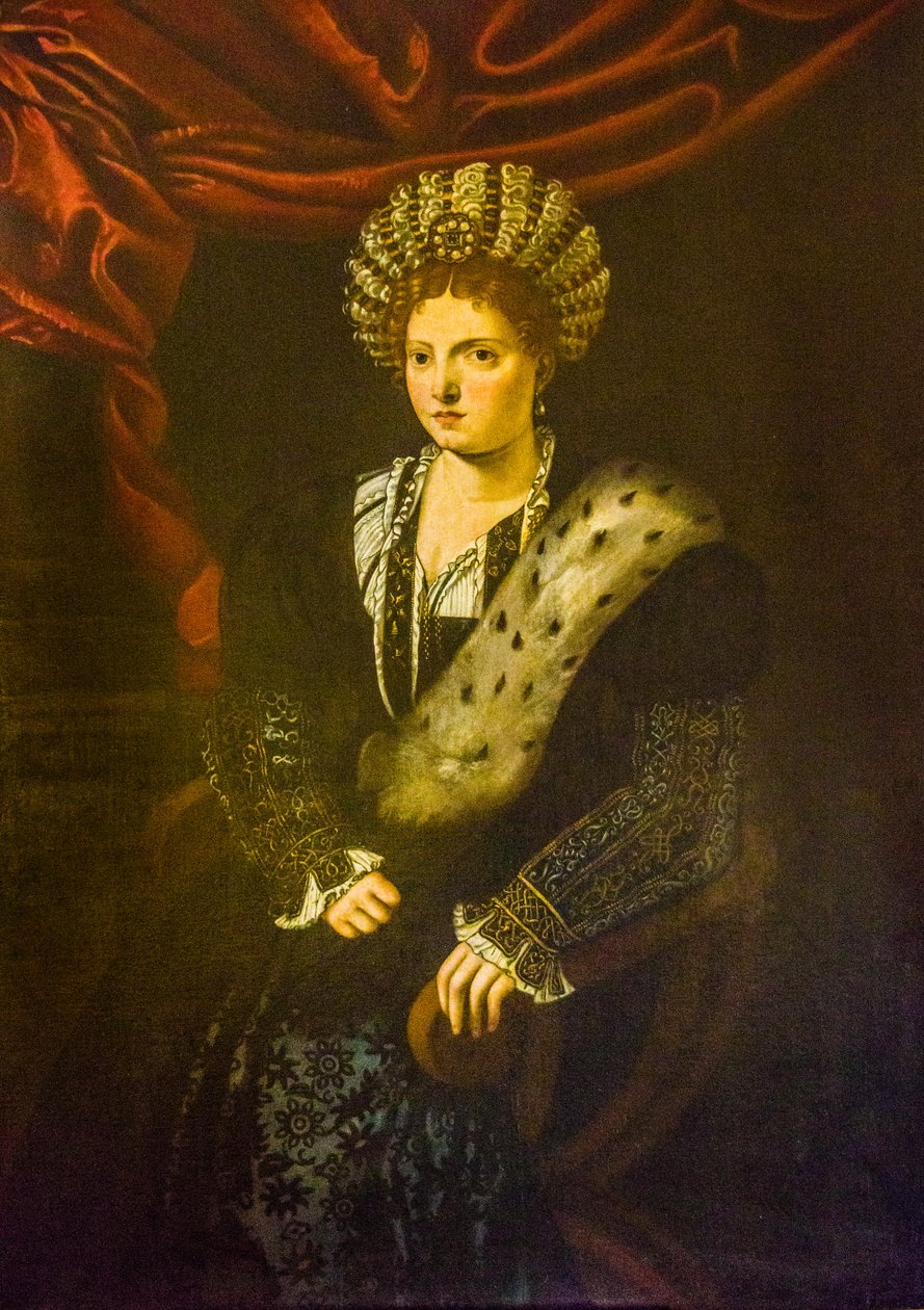 Oljemålning av Isabella d