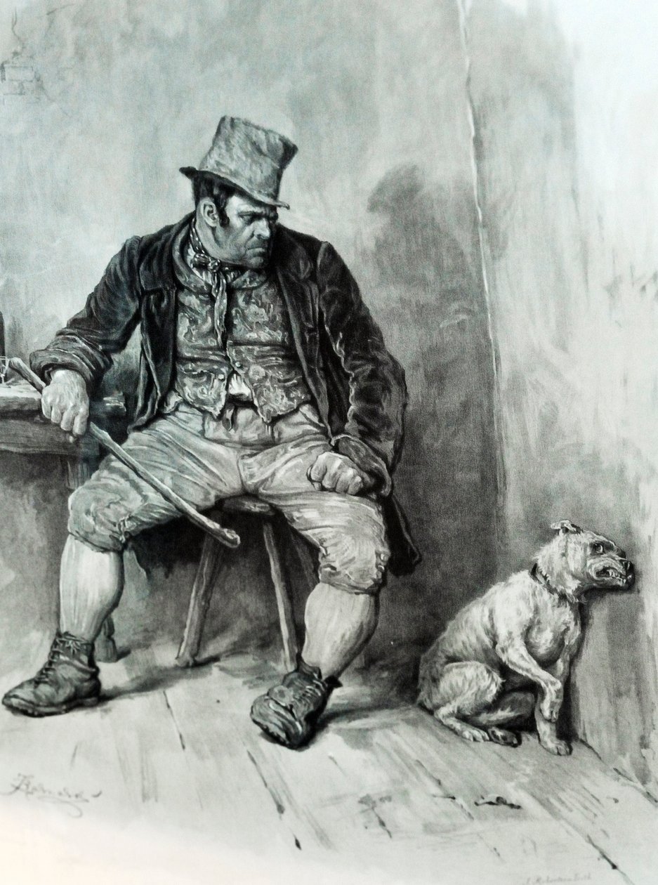 Oliver Twist, av Charles Dickens - illustration av Unbekannter Künstler