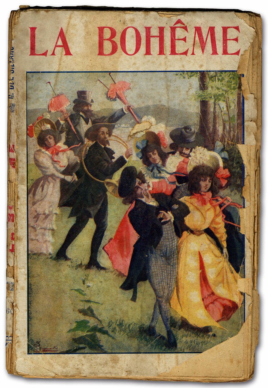 Operalibretto till La Boheme av Giacomo Puccini. 1896 (tryckt) av Unbekannter Künstler