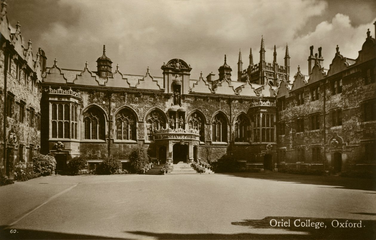 Oriel College, Oxford av Unbekannter Künstler