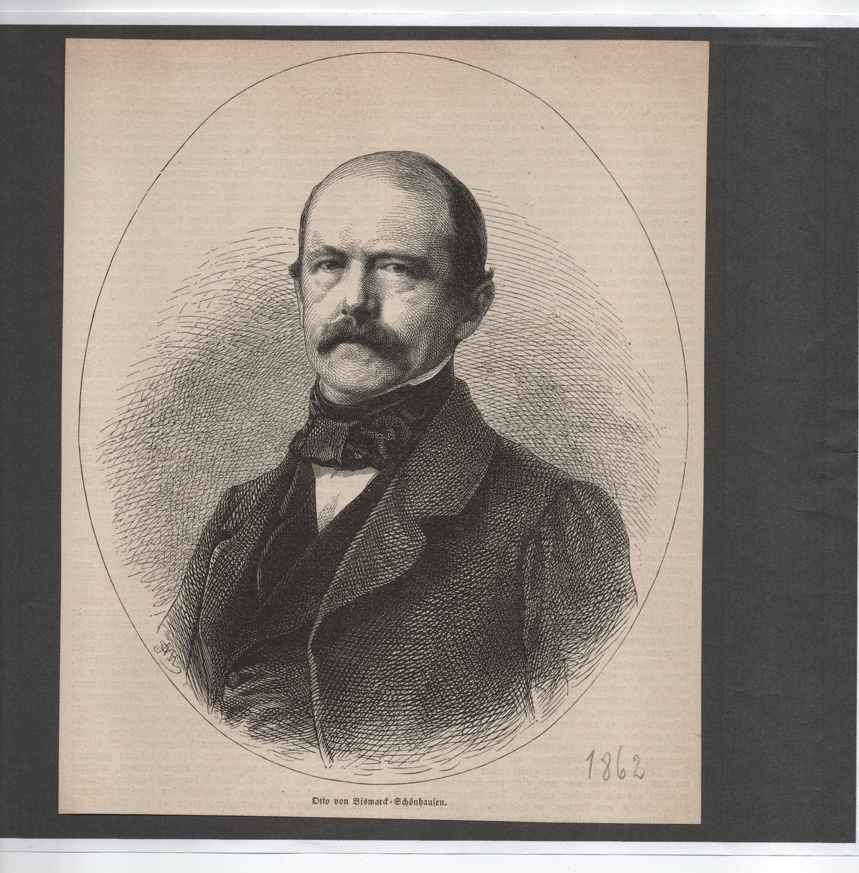 Otto von Bismarck-Schönhausen av Unbekannter Künstler