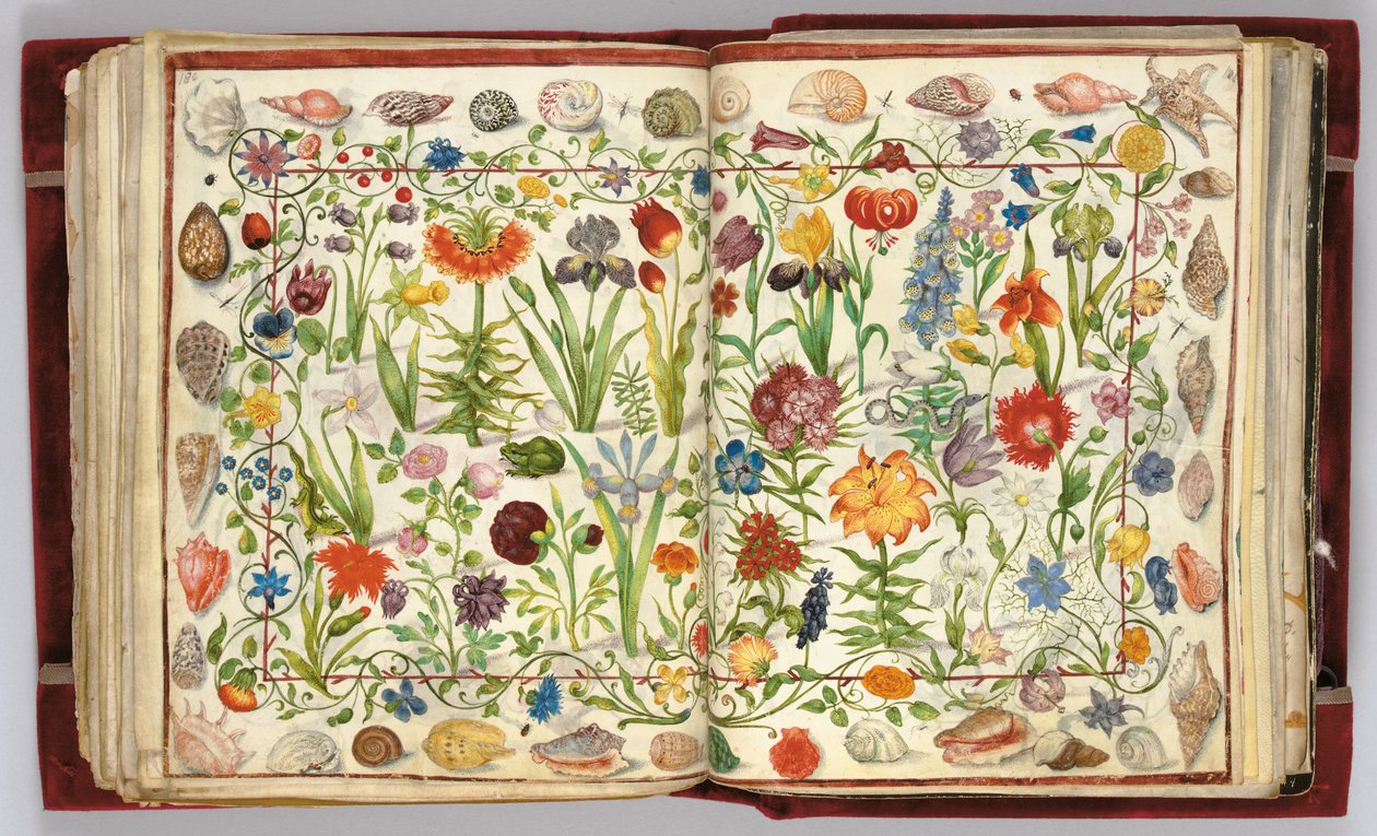 Sidor från albumet Amicorum av Philipp Hainhofer, 1596-1633 av Unbekannt