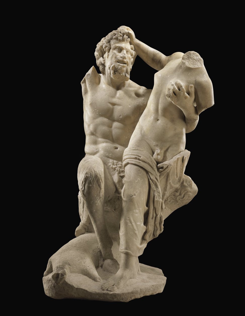 Pan och Hermafrodit, c.1:a århundradet e.Kr av Unbekannt