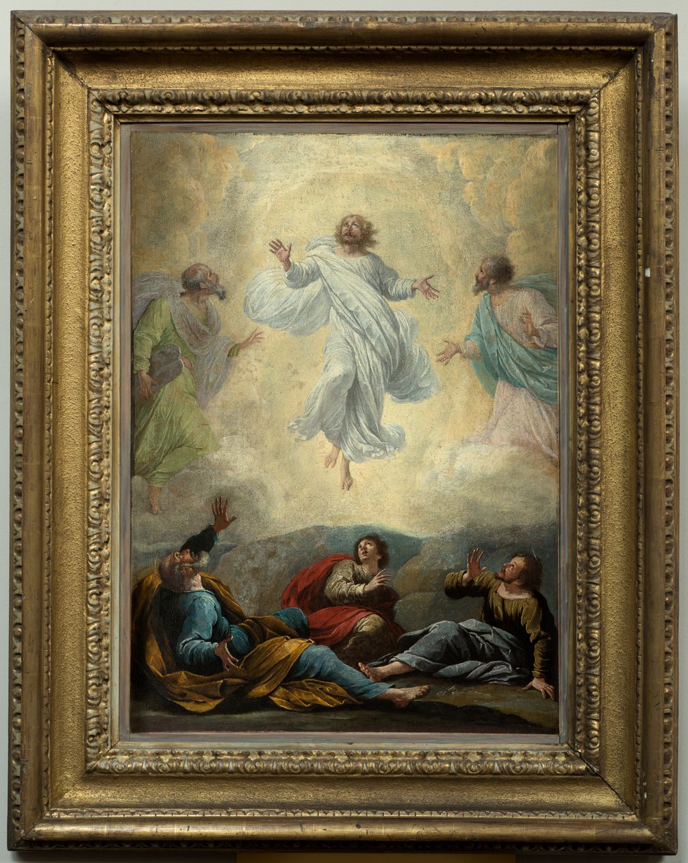 Församlingskyrka (Parochkerk Sint-Amandus en Sint-Blasius). Målning. Jesu förvandling. Anonym. av Unbekannter Künstler