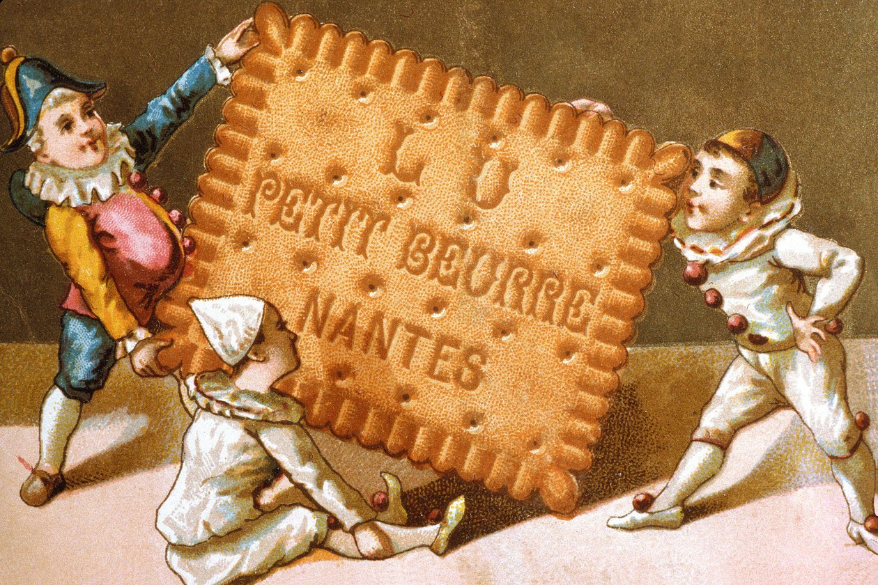 Petit beurre Lu - Loire Atlantique N* 206 - Nantes - Museum of Decorative Arts - Utställning ""Biscuiterie Nantaise"" - 0196129 av Unbekannt