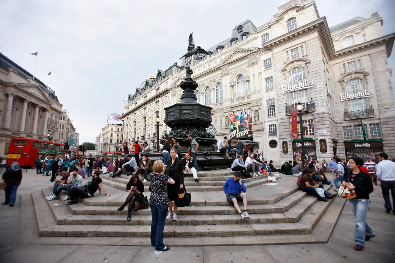 Piccadilly Circus, London (foto) av Unbekannt
