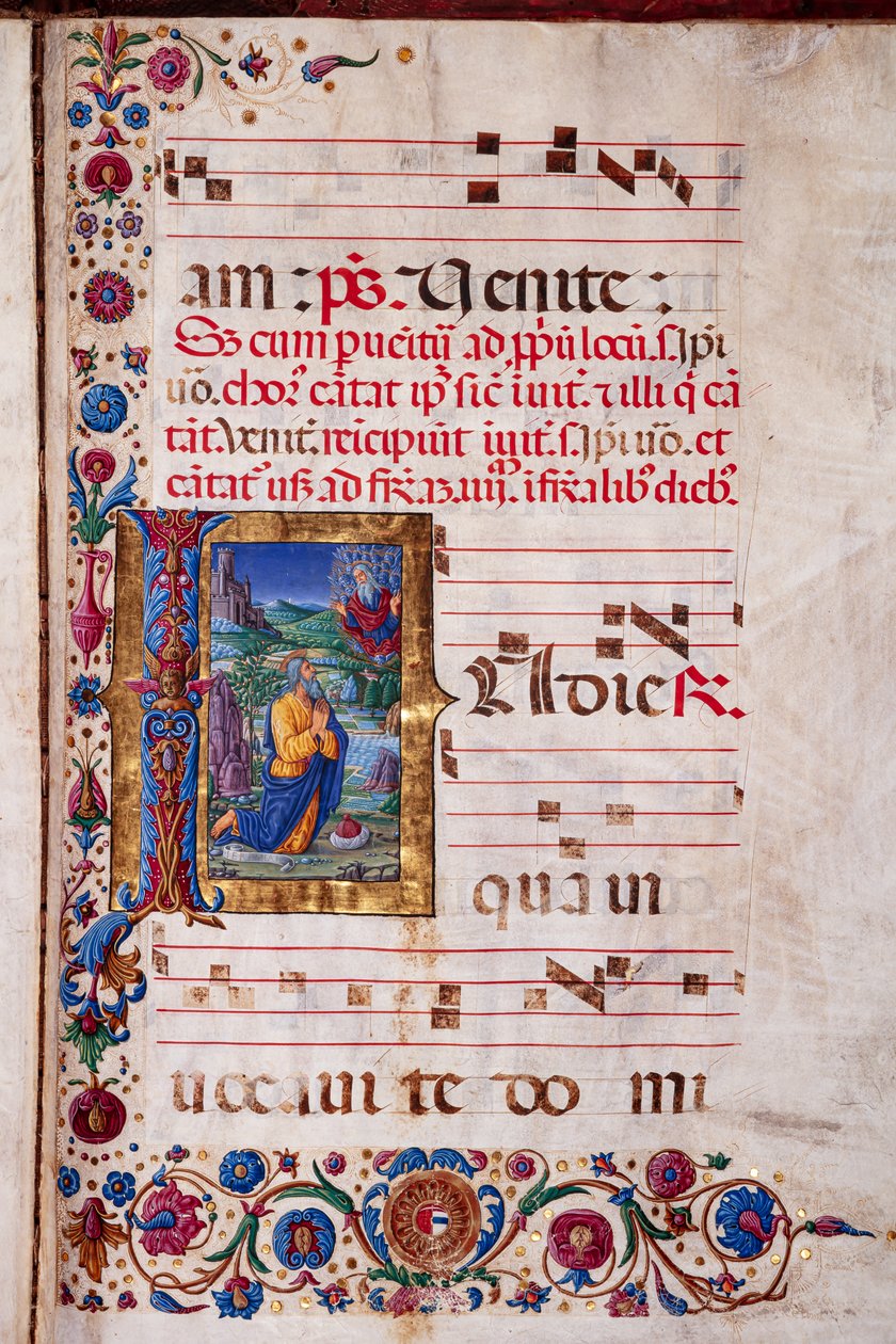 Piccolomini bibliotek: Körbok, torsk. 7.G, ff. 40v med "Jeremiah