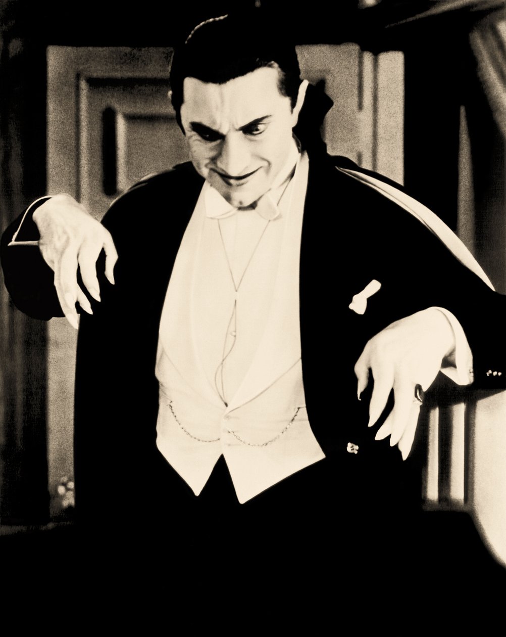 Porträtt av Bela Lugosi, ca 1930 (sepiafoto) av Unbekannt