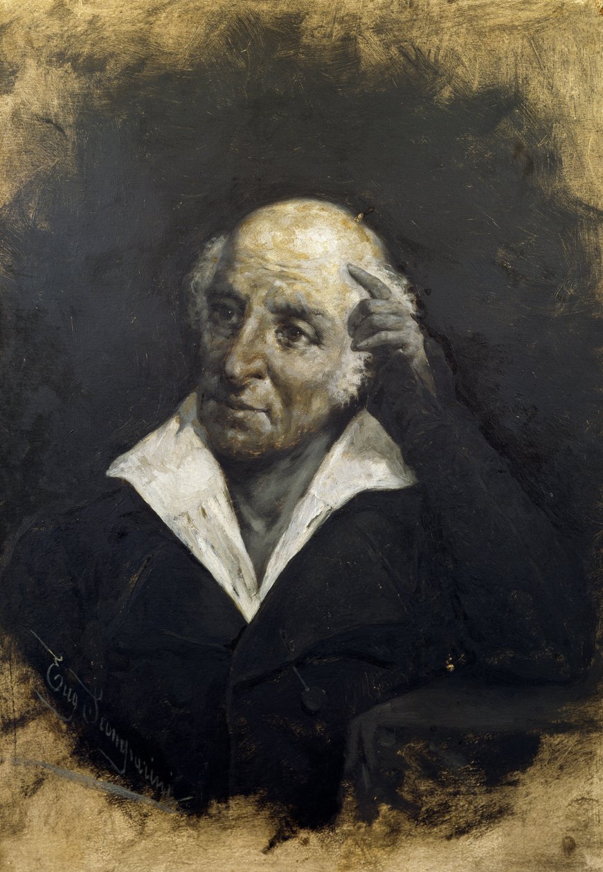 Porträtt av Domenico Rossetti (Trieste 1774-1842), italiensk politiker och jurist av Benjamin Baud