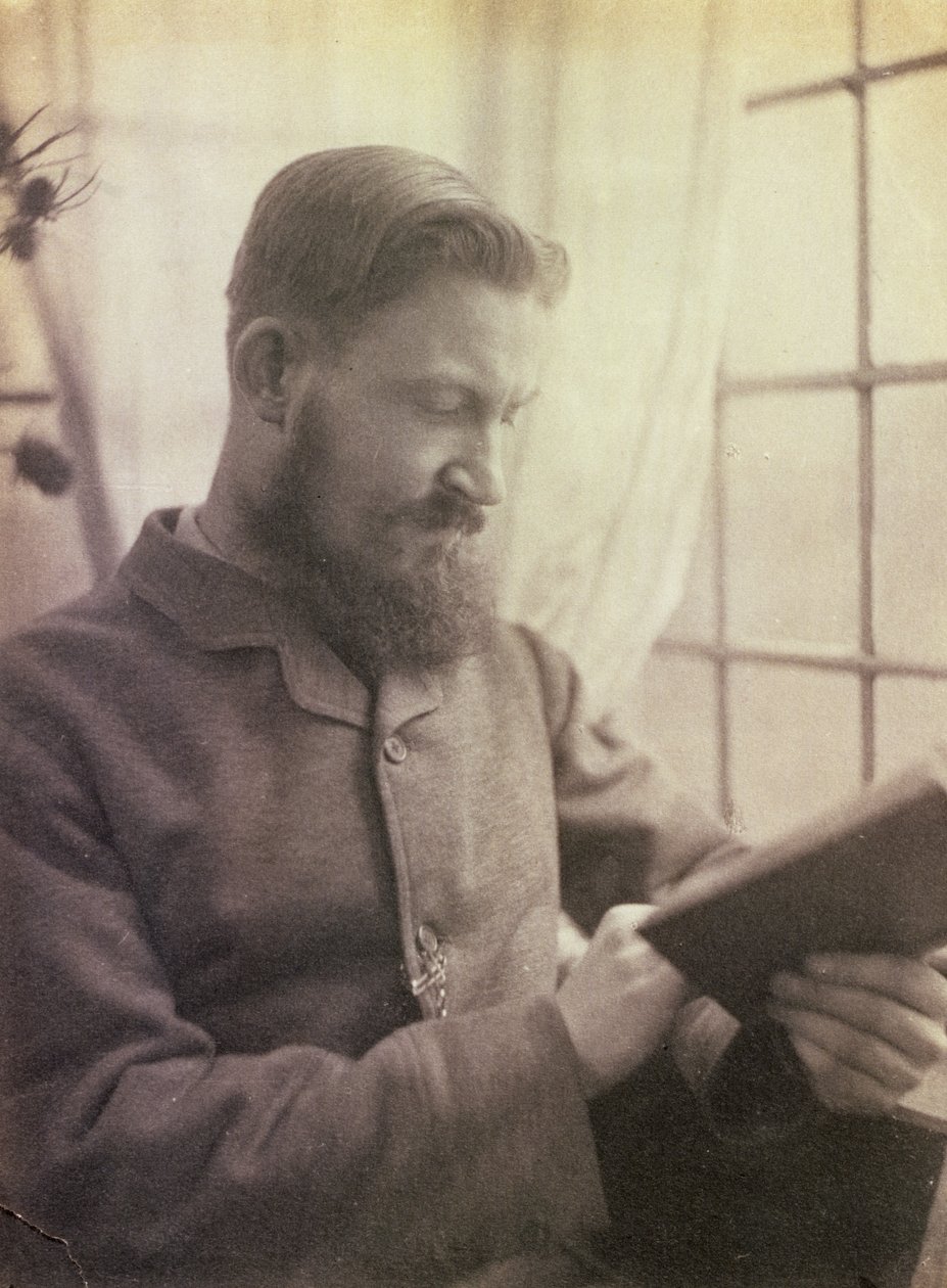 Porträtt av George Bernard Shaw (1856-1950) som en ung man av Unbekannt