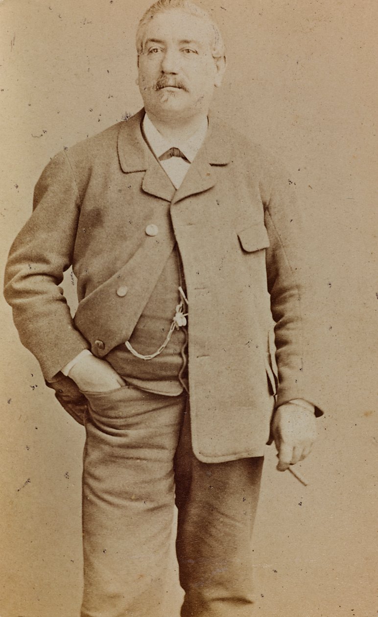 Porträtt av Henri Foucart död i Glasgow den 31/12/1841, gymnastiklärare för Prince Imperial, chef för Olympe-skolan av Unbekannter Künstler