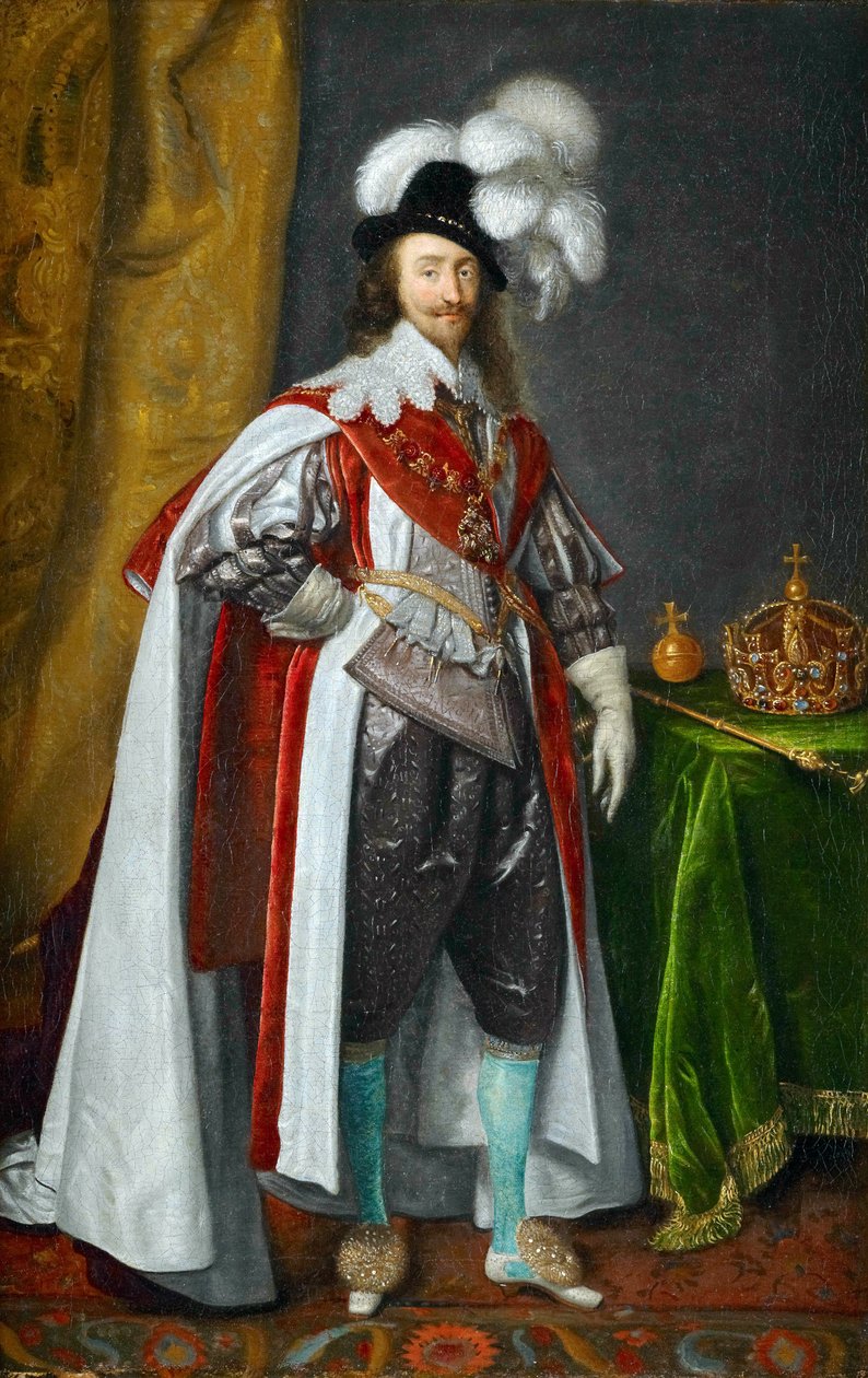 Porträtt av kung Charles I av England av Unbekannt