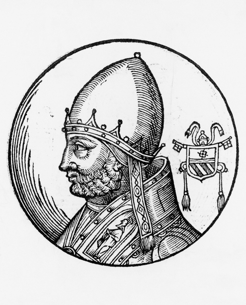 Porträtt av Nicholas III (Giovanni Gaetano Orsini, ca 1216-1280) av William M. Timlin