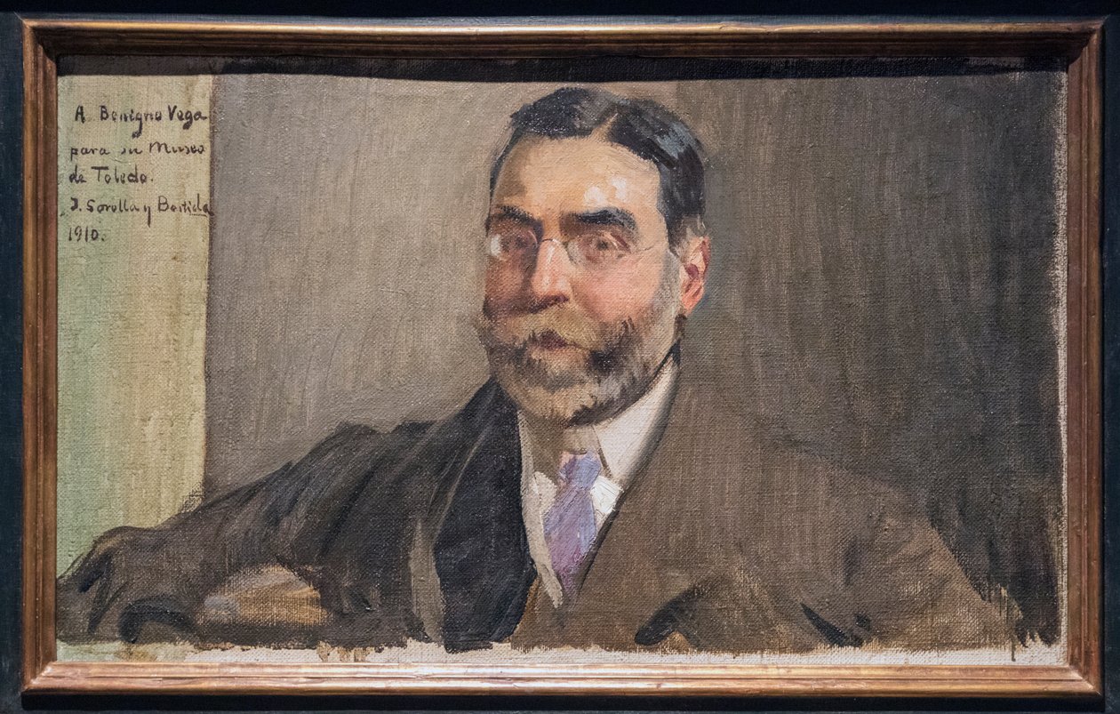 Porträtt av Marques de la Vega Inclan, av Joaquin Sorolla av Unbekannt