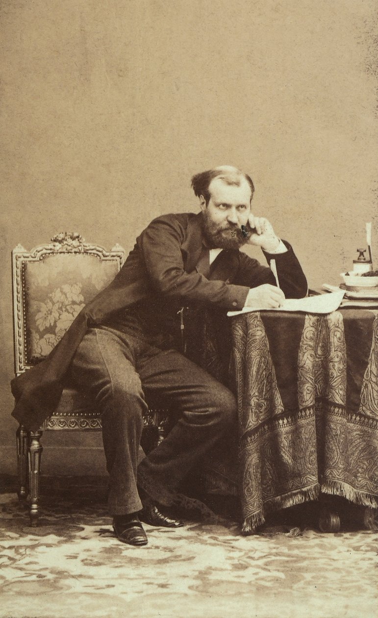 Porträtt av den berömde franske kompositören Charles Gounod av Unbekannter Künstler