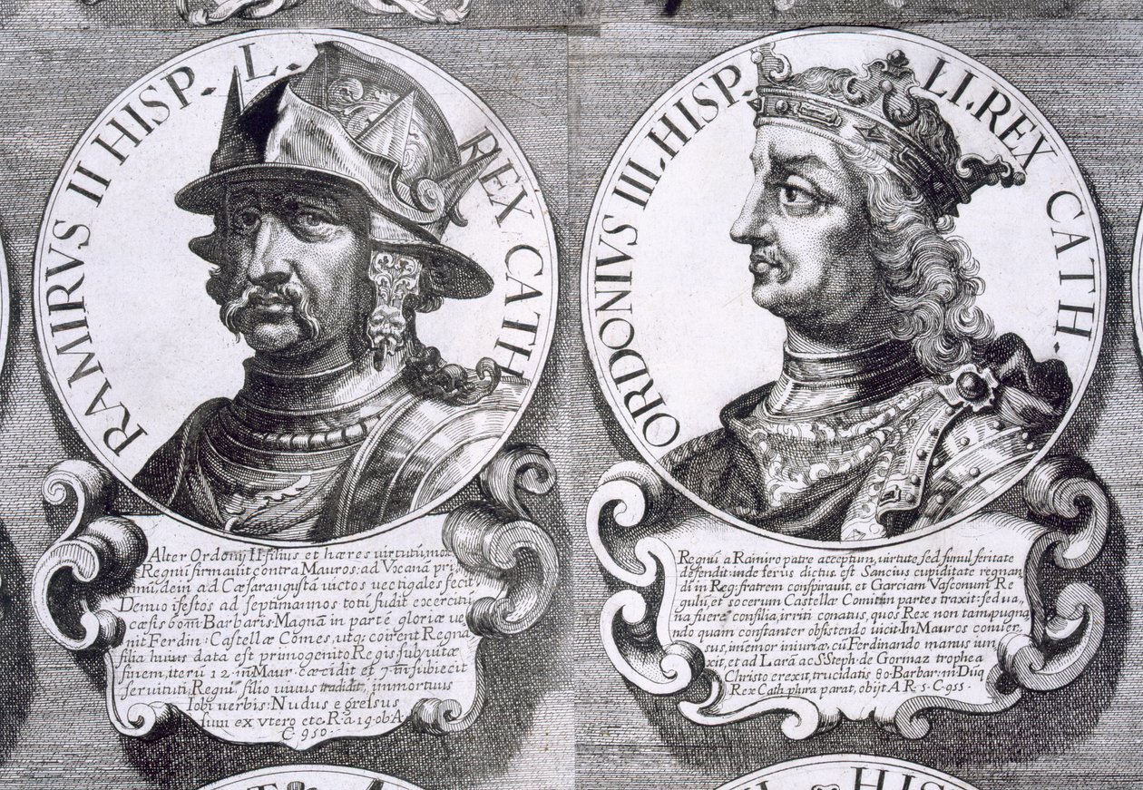 Porträtt av Ramiro II och Order III av Unbekannt