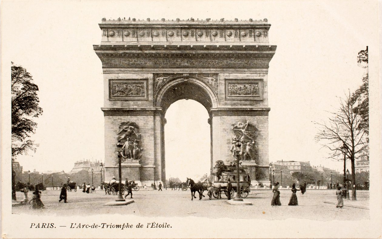 Vykort/Arc de Triomphe de l