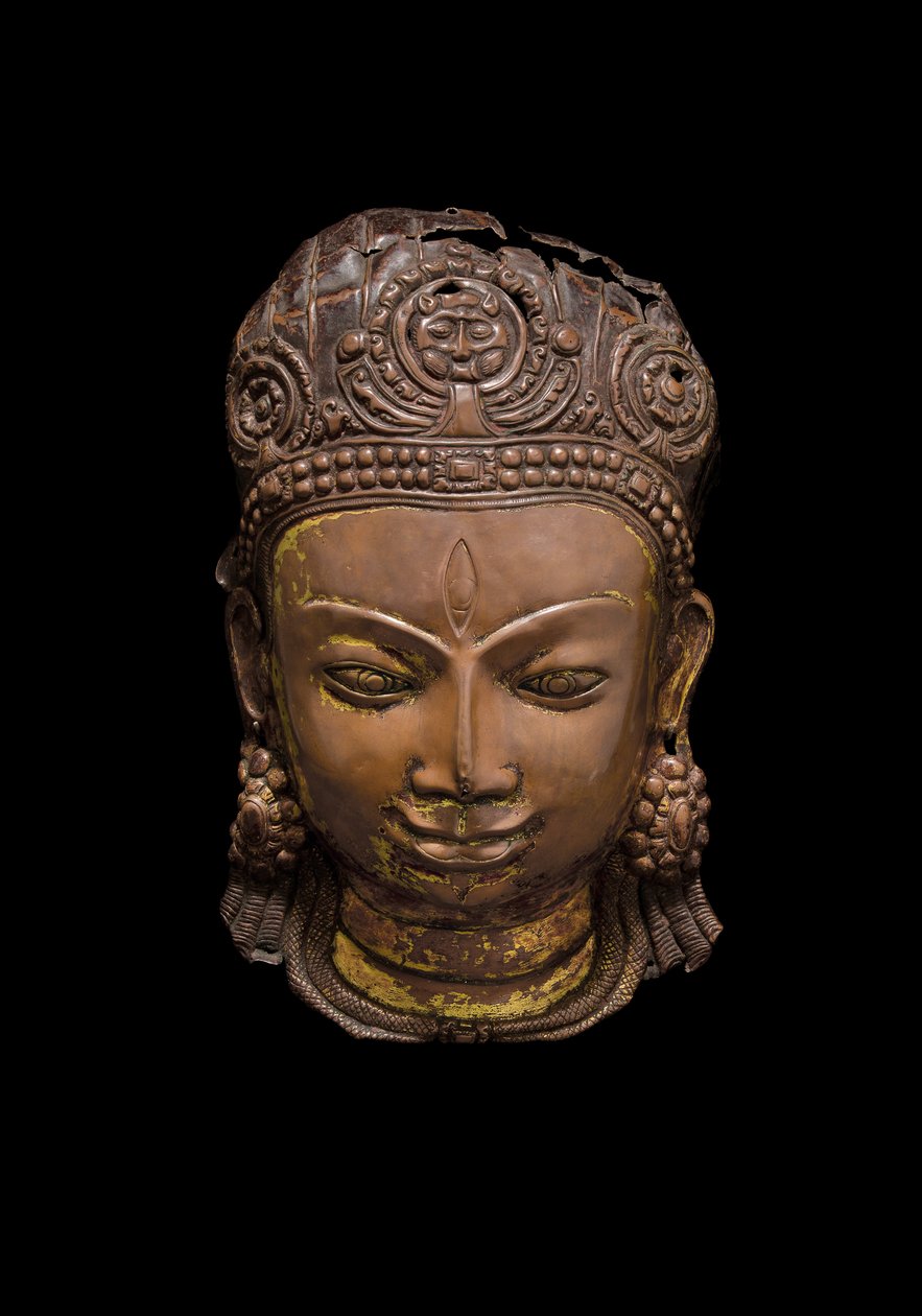 Repouse mask av Shiva, ca 1000-talet av Unbekannt