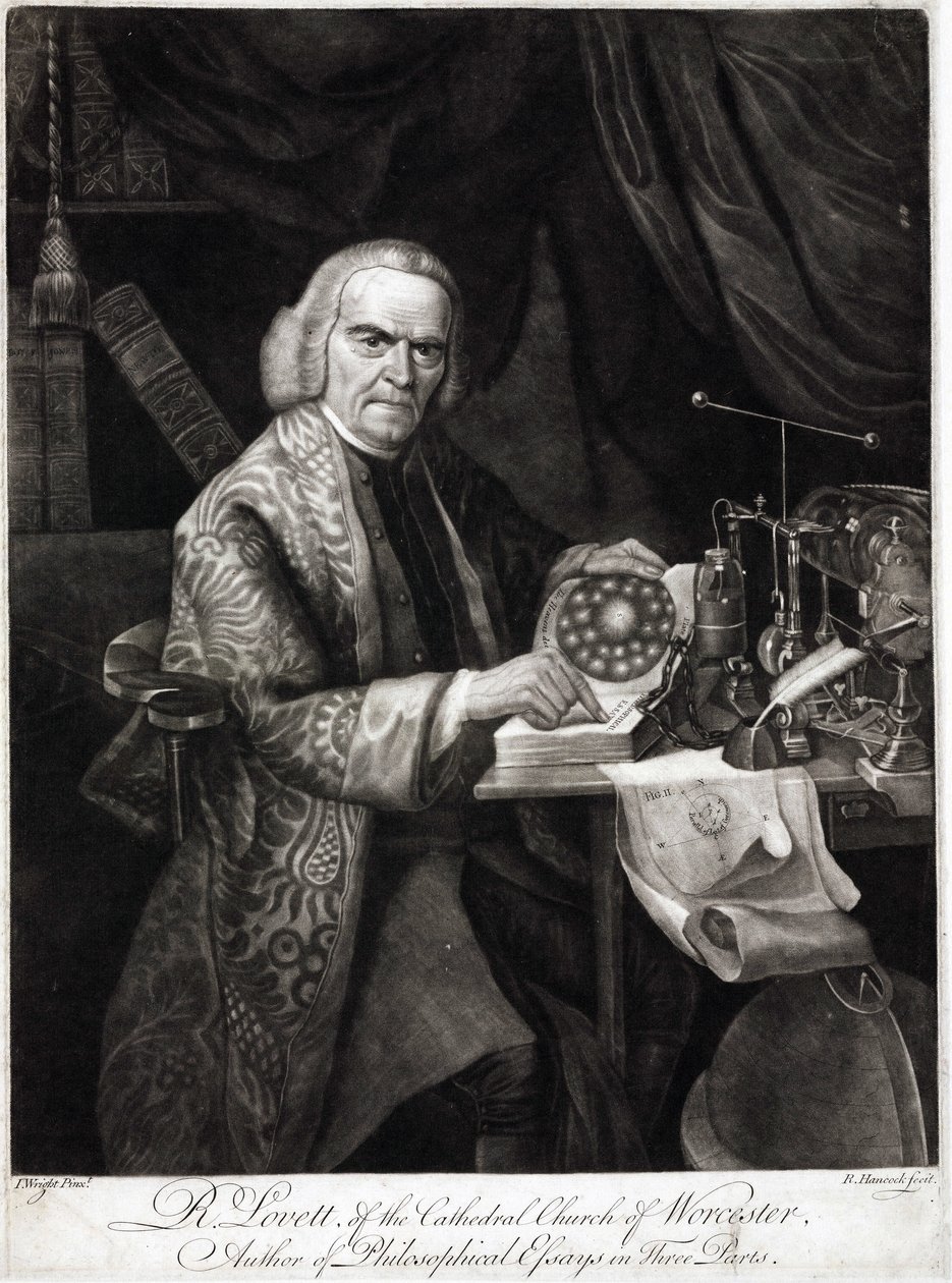 Richard Lovett, brittisk fysiker, ca 1750-1780 av Unbekannt