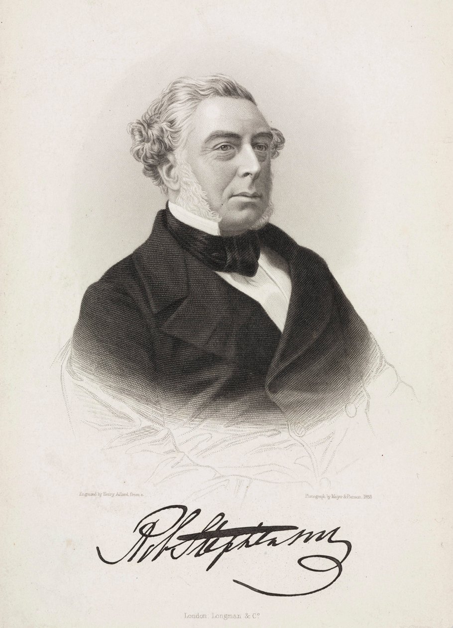 Robert Stephenson, engelsk maskin- och civilingenjör, ca 1850-talet av Unbekannt