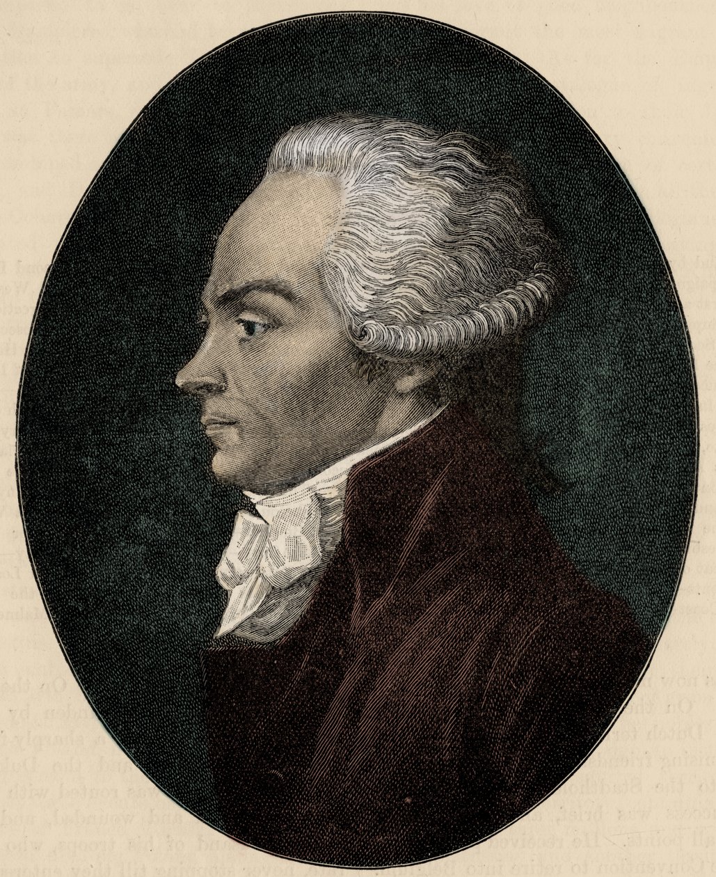 Robespierre - porträtt av Unbekannter Künstler