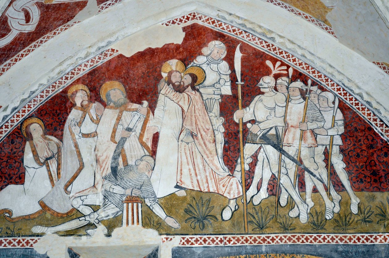 Romansk konst: Episod av Kristi liv (fresco) av Unbekannter Künstler