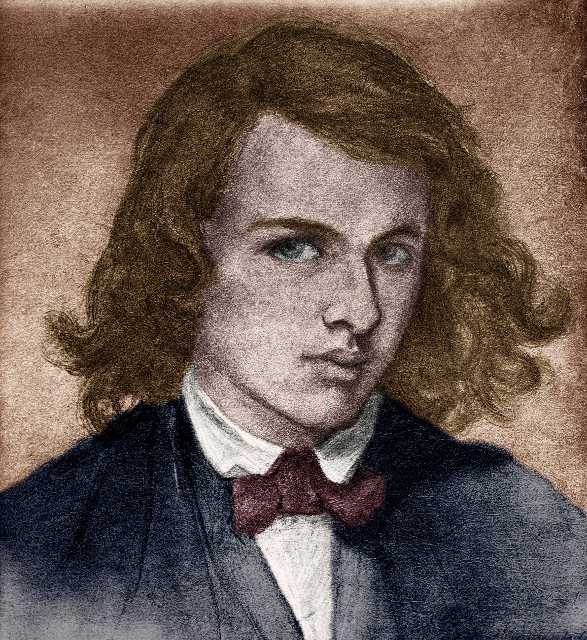 Rossetti, Dante Gabriel eller Gabriel Charles Dante Rossetti - engelsk poet, målare och översättare 1828-1882. Självporträtt som ung. av Unbekannter Künstler