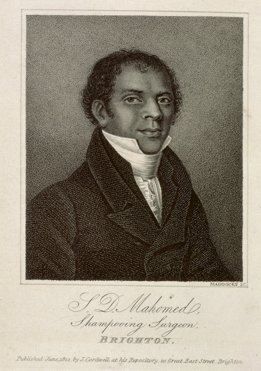 S.D. Mahomed, schamponeringskirurg, Brighton 1826 av Unbekannter Künstler