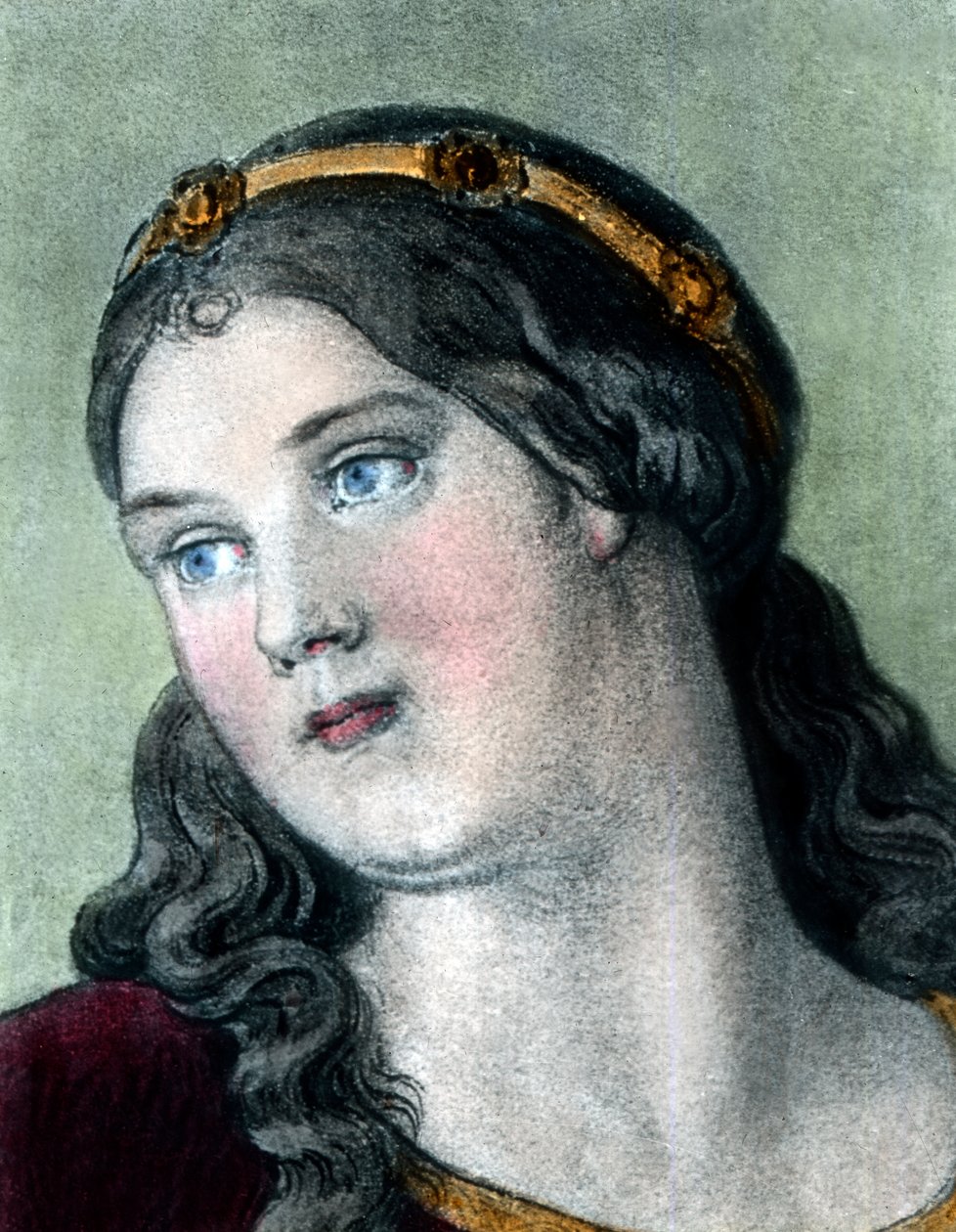 Saint Elizabeth som tonåring av Unbekannter Künstler