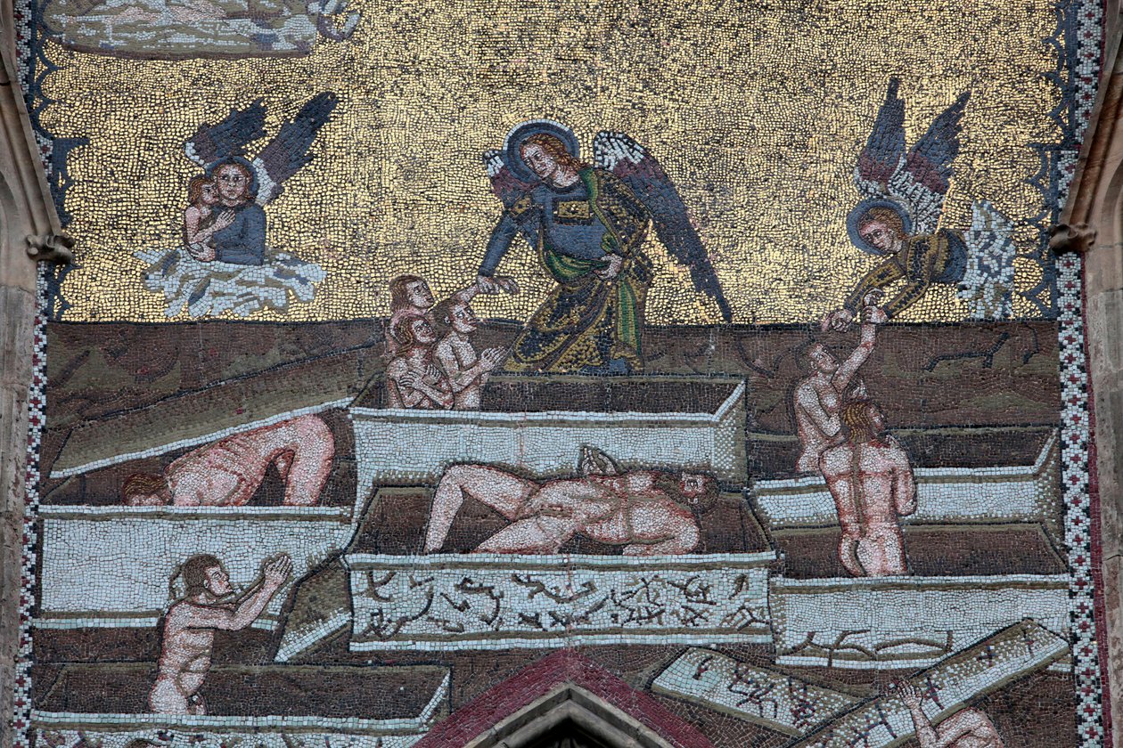 Sankt Vitus katedral ; Mosaiker av den sista domen ; Prag, Tjeckien av Unbekannt