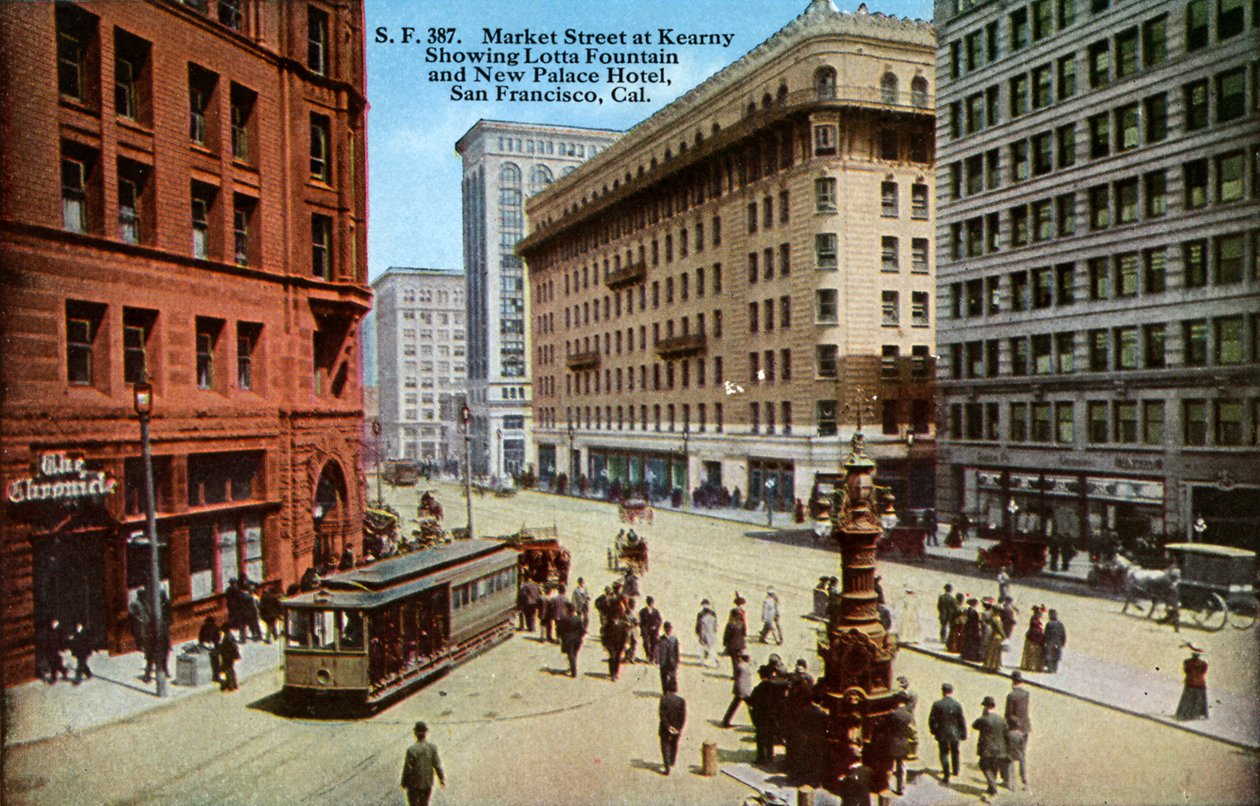 San Francisco: Market Street av Unbekannter Künstler