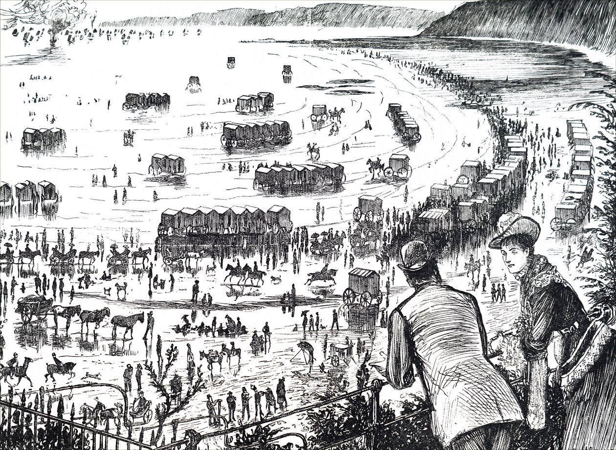 Scarborough Beach av Unbekannter Künstler