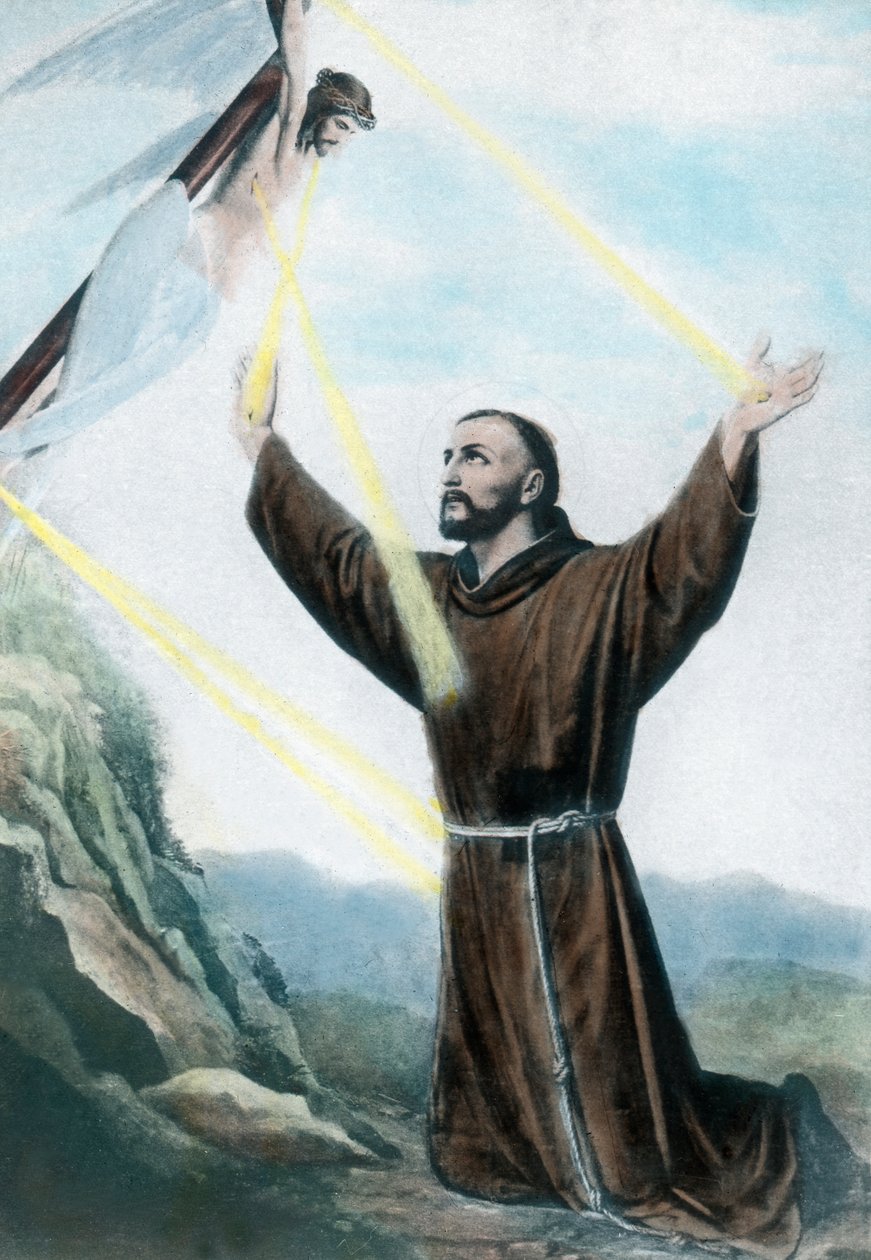 Scen av den helige Franciskus av Assisis liv av Unbekannter Künstler
