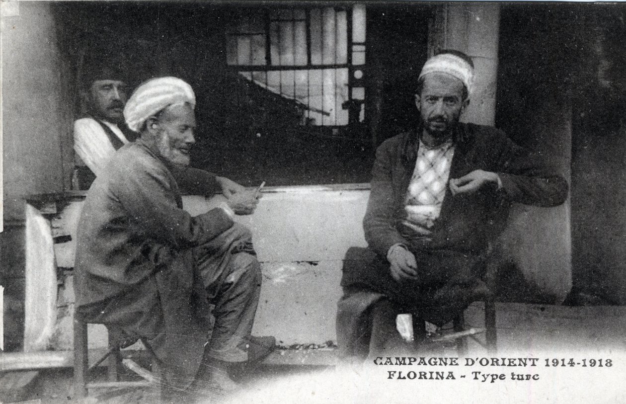 Serbien, Florina: Turkiska män - Vykort 1914-1918 av William M. Timlin