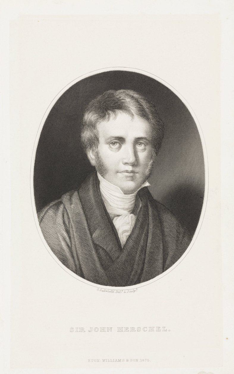 Sir John Herschel, engelsk astronom och vetenskapsman av Unbekannt