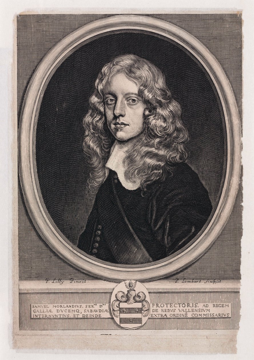 Sir Samuel Morland, engelsk diplomat, matematiker och uppfinnare, ca 1660 av Unbekannt