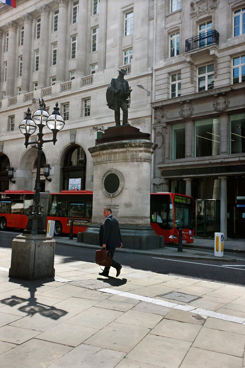 Staty av James Henry Greathead, London (foto) av Unbekannt