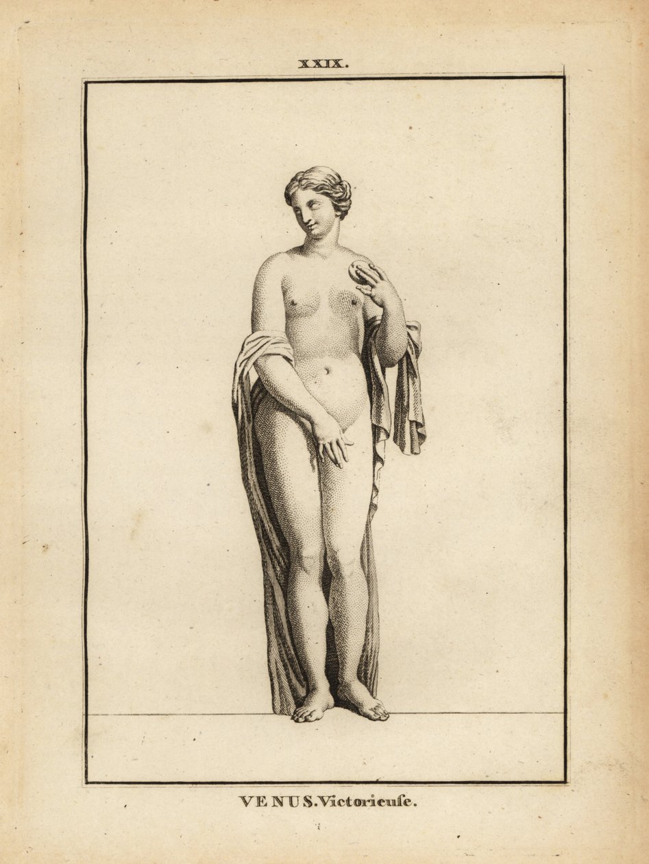 Staty av Venus Victrix, romersk gudinna av kärlek, skönhet, sex och fertilitet av Unbekannt