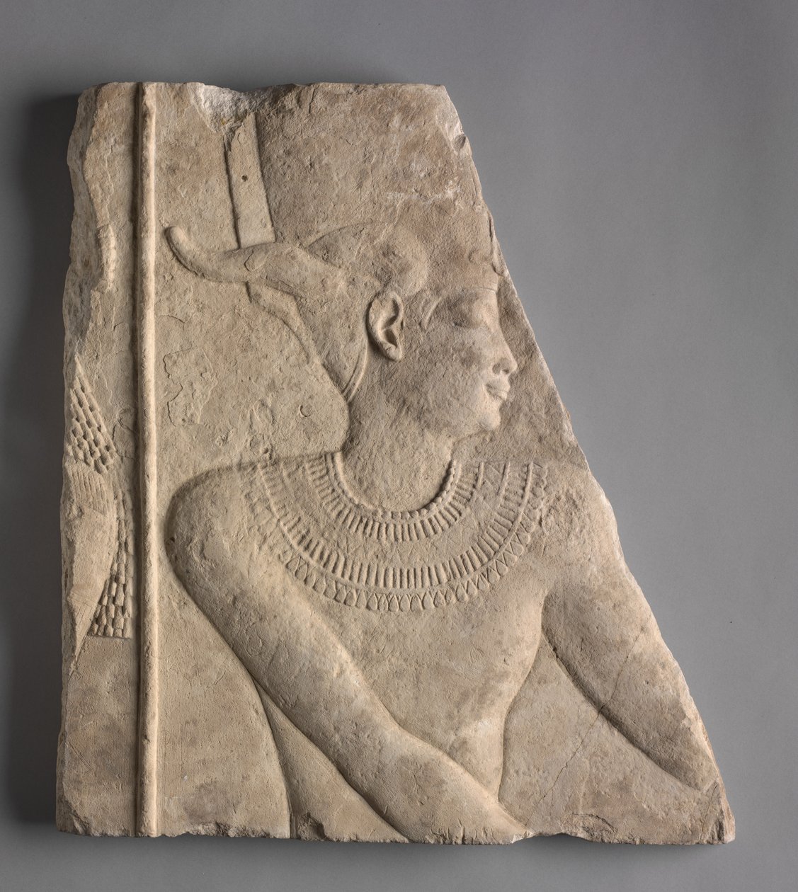 Tempelrelief av en gudom, 360-246 f.Kr av Unbekannt
