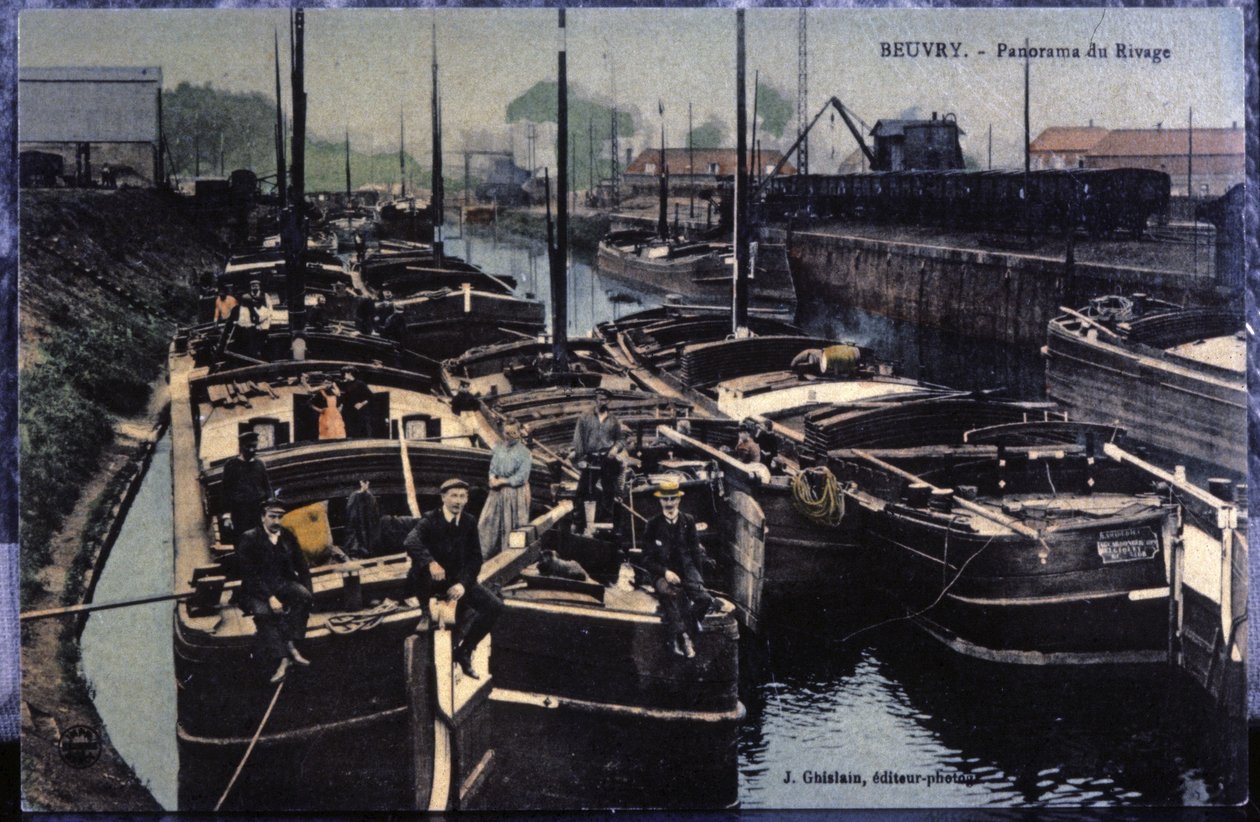 Beuvrykanalen, ca 1910 (vykort) av Unbekannter Künstler