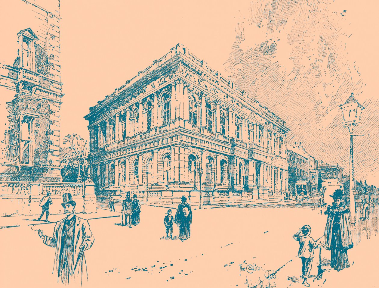 Carlton Club, Pall Mall, London av Unbekannter Künstler
