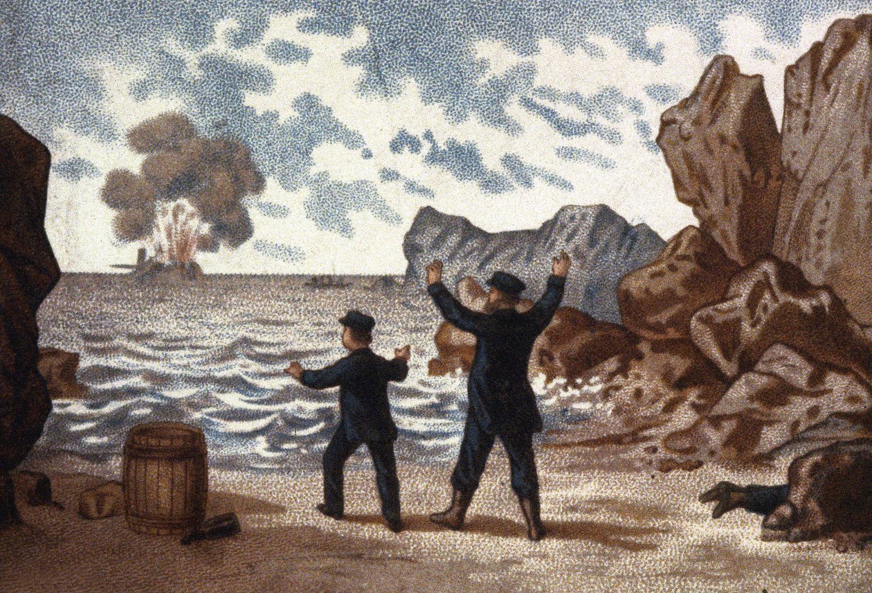 Kapten Grants barn, tidigt 1900-tal (tryck) av Unbekannter Künstler