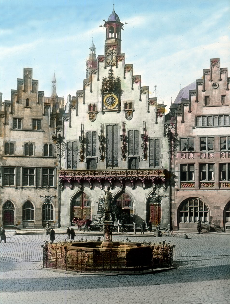 Frankfurts stadshus heter Römer av Unbekannter Künstler