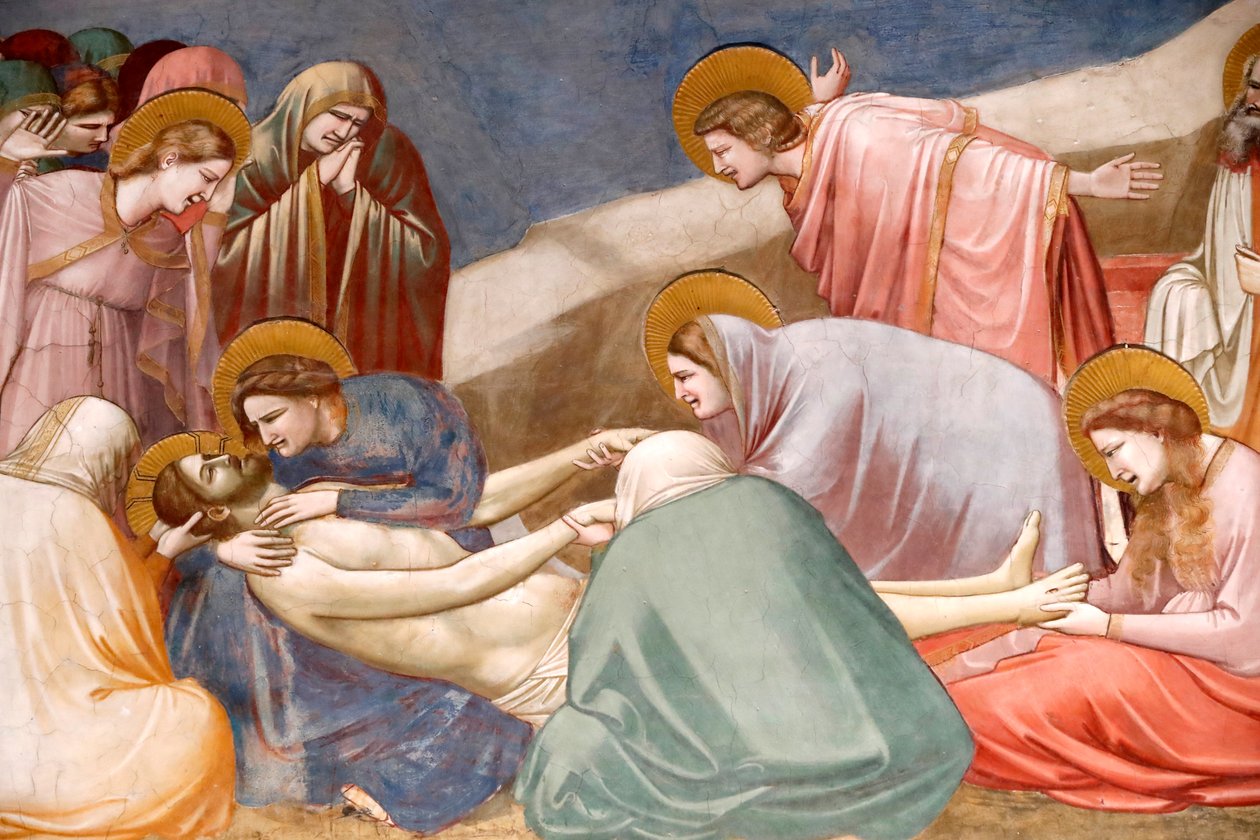 Scrovegni-kapellet. Freskomålning av Giotto av Unbekannter Künstler