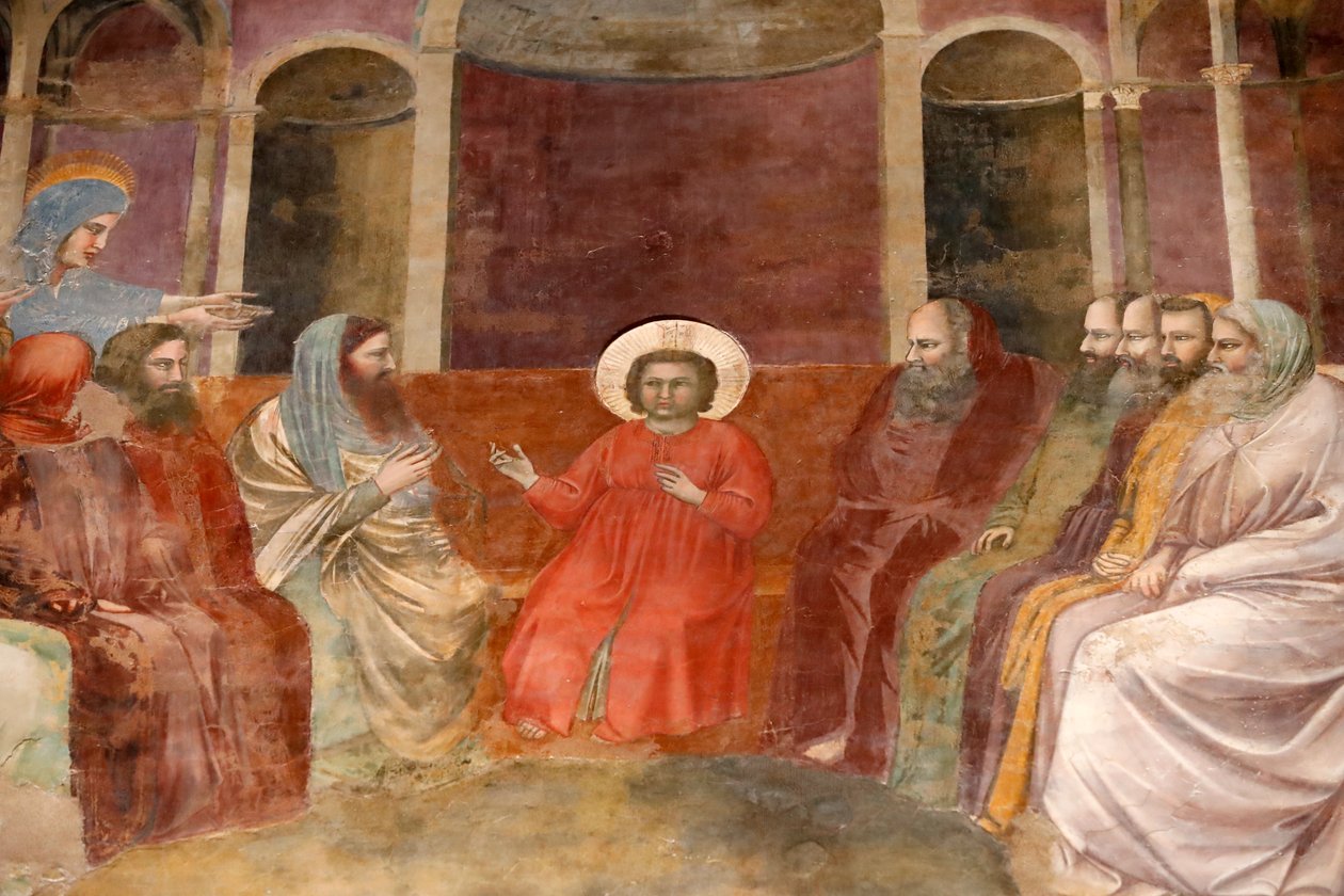Scrovegni-kapellet. Freskomålning av Giotto av Unbekannter Künstler