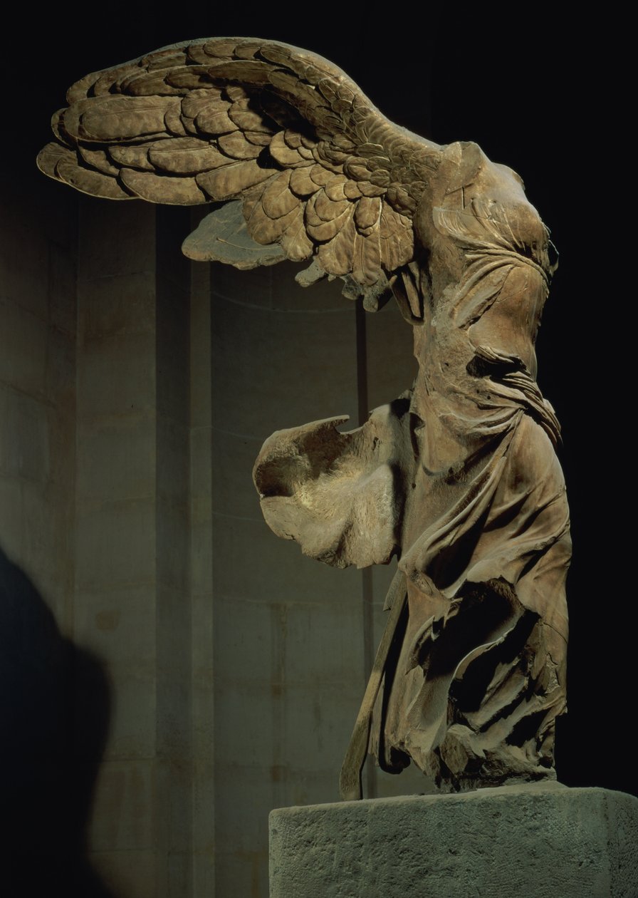 Segern från Samothrace (parisk marmor) (se även 94601-02 och 154093) av Unbekannt