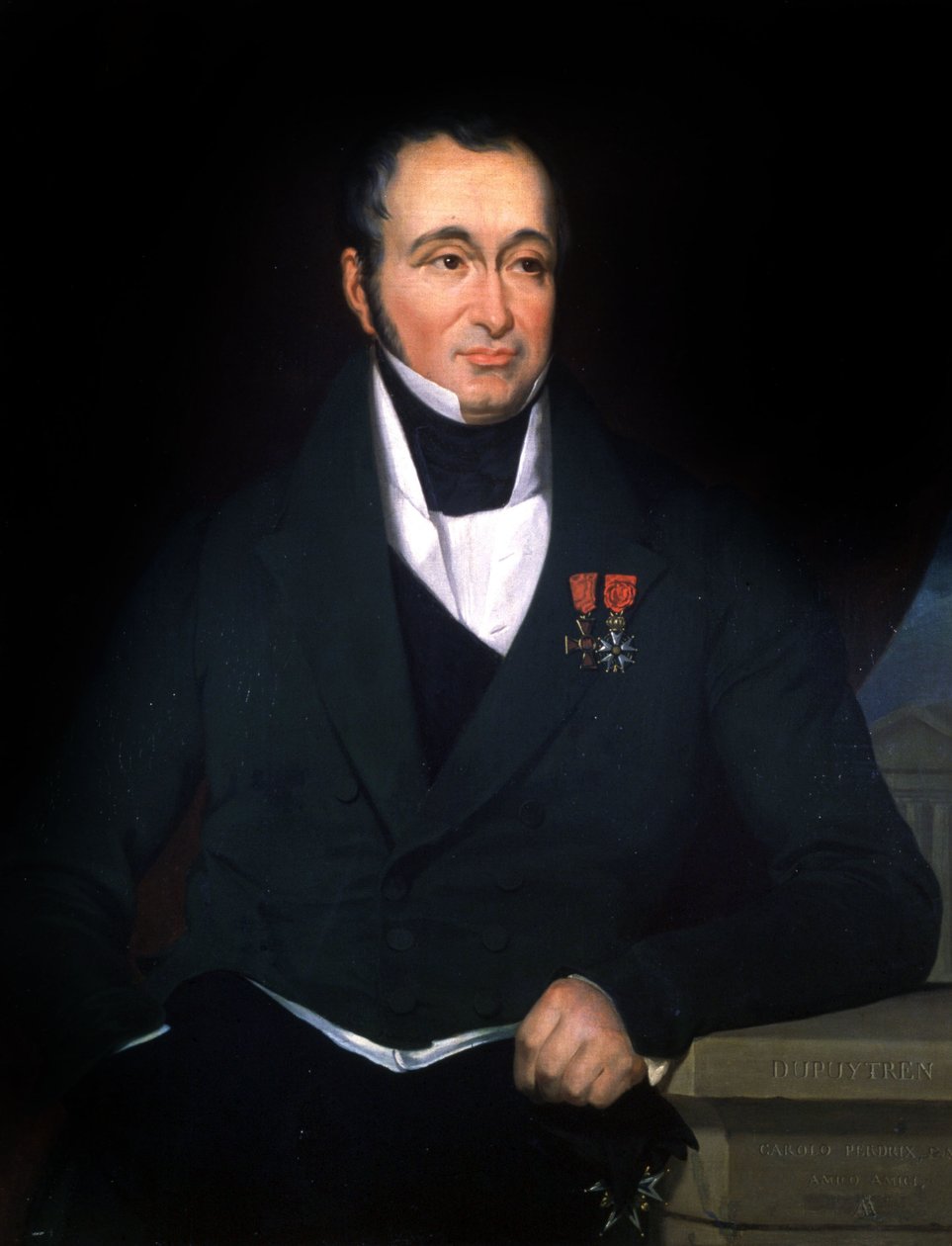 Läkaren Dupuytren, ca 1820 (målning) av Unbekannter Künstler