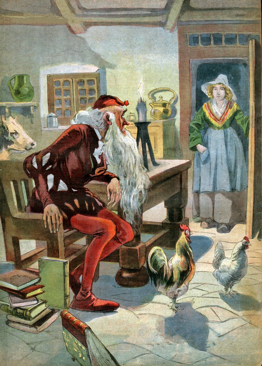 Huset i skogen. (Illustration, ca 1910) av Unbekannter Künstler