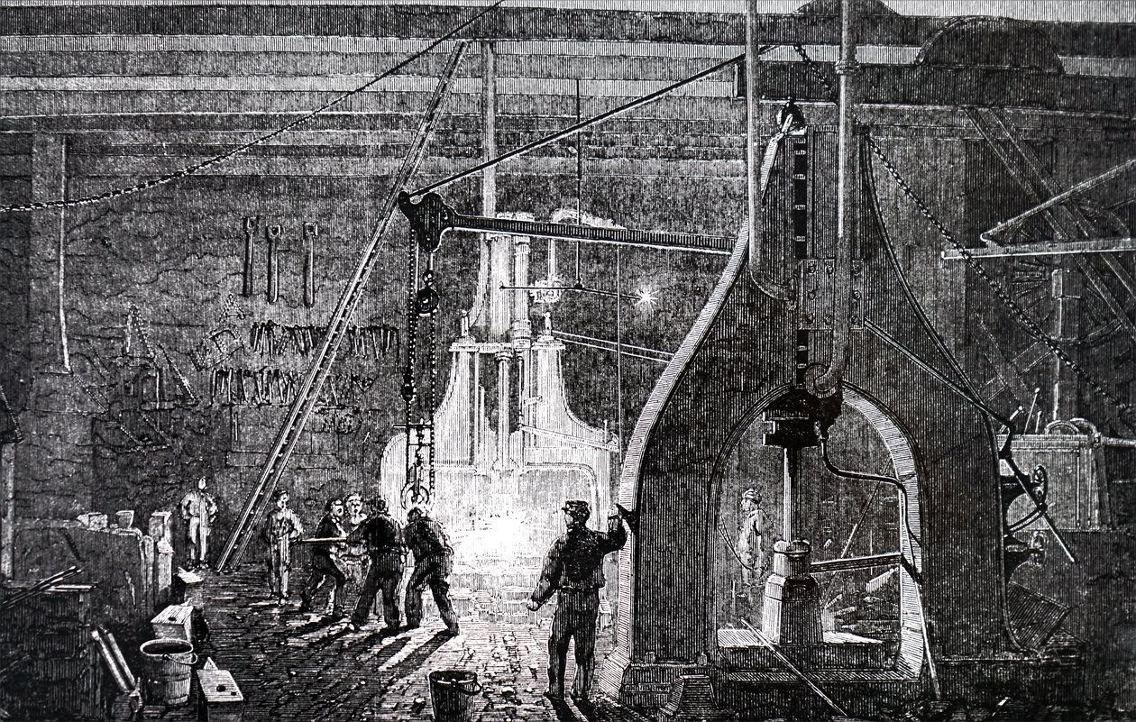 Tillverkningsgolvet för Robert Stephenson and Company. av Unbekannt